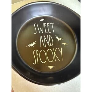 Rae Dunn "Sweet And Spooky" Halloween baking dish pie pan NEW!